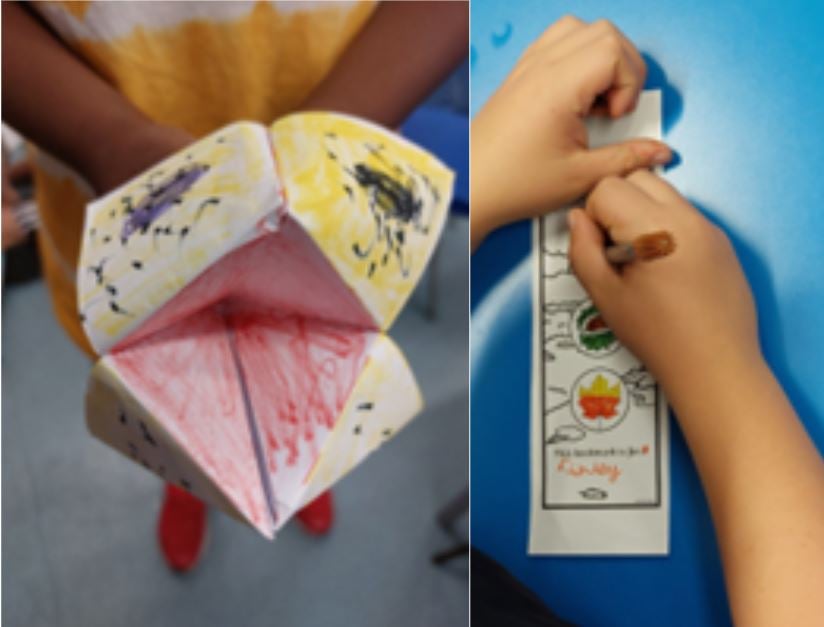 A fortune teller and bookmark